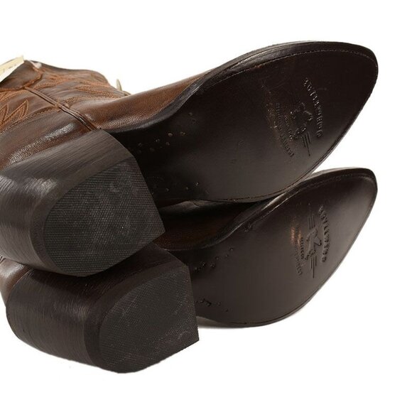 Idyllwind Women's Wheels Brown Leather Pointed Toe Western Booties 9 - Picture 4 of 5